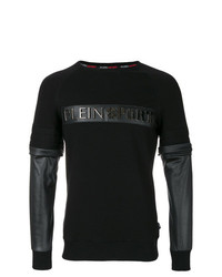 Sweat-shirt orné noir Plein Sport