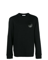 Sweat-shirt orné noir Versace Collection