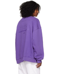 Sweat-shirt pourpre foncé Juun.J