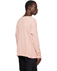 Sweat-shirt rose Greg Lauren