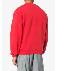 Sweat-shirt rouge Balenciaga