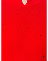 Sweat-shirt rouge Helmut Lang