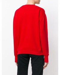 Sweat-shirt rouge Helmut Lang
