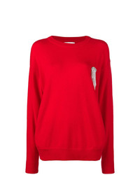 Sweat-shirt rouge Laneus