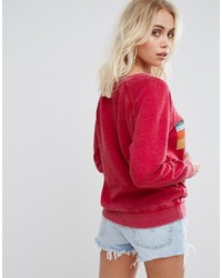 Sweat-shirt rouge Rip Curl