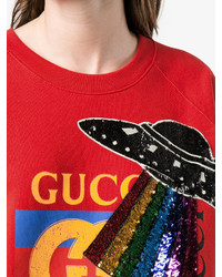 Sweat-shirt rouge Gucci