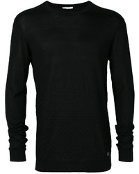 Sweat-shirt texturé noir