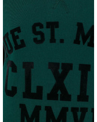 Sweat-shirt vert foncé MM6 MAISON MARGIELA