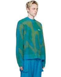 Sweat-shirt vert menthe Bonsai