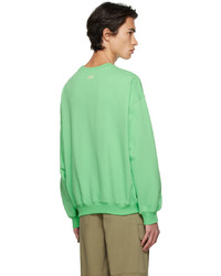 Sweat-shirt vert menthe Kijun