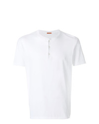 T-shirt à col boutonné blanc Barena