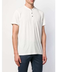 T-shirt à col boutonné blanc John Varvatos Star USA