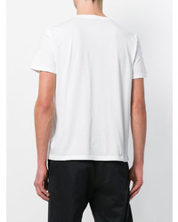 T-shirt à col boutonné blanc Barena
