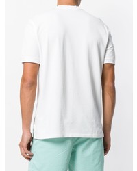 T-shirt à col boutonné blanc Polo Ralph Lauren
