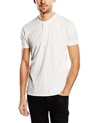 T-shirt à col boutonné blanc Lee