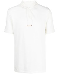 T-shirt à col boutonné blanc Maison Margiela