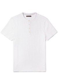 T-shirt à col boutonné blanc Michael Kors