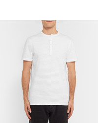 T-shirt à col boutonné blanc Michael Kors
