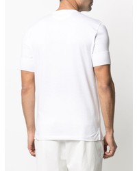 T-shirt à col boutonné blanc Tom Ford