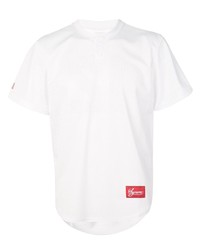 T-shirt à col boutonné blanc Supreme
