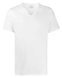 T-shirt à col boutonné blanc Zadig & Voltaire