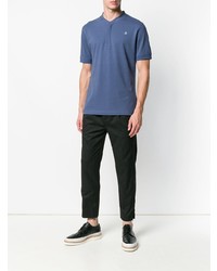 T-shirt à col boutonné bleu marine Vivienne Westwood
