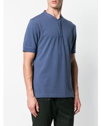 T-shirt à col boutonné bleu marine Vivienne Westwood