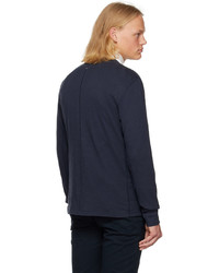T-shirt à col boutonné bleu marine rag & bone