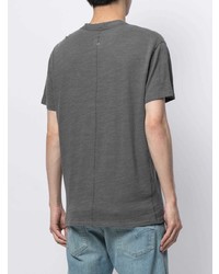 T-shirt à col boutonné gris foncé rag & bone