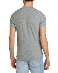 T-shirt à col boutonné gris Levi's