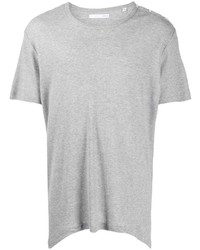 T-shirt à col boutonné gris Private Stock