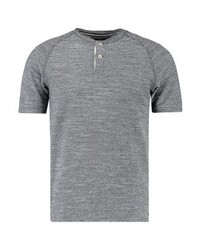 T-shirt à col boutonné gris Produkt