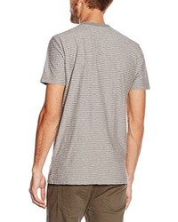 T-shirt à col boutonné gris Tommy Hilfiger