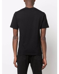 T-shirt à col boutonné noir N°21