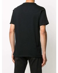 T-shirt à col boutonné noir Zadig & Voltaire