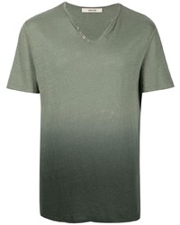 T-shirt à col boutonné olive Zadig & Voltaire