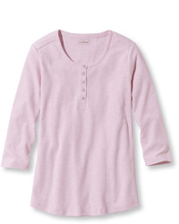 T-shirt à col boutonné rose