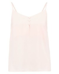 T-shirt à col boutonné rose Dorothy Perkins