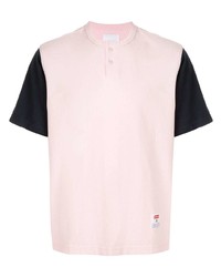 T-shirt à col boutonné rose Supreme