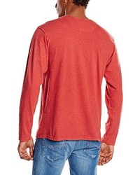 T-shirt à col boutonné rouge Joe Browns