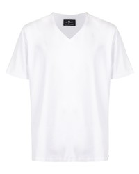 T-shirt à col en v blanc 7 For All Mankind