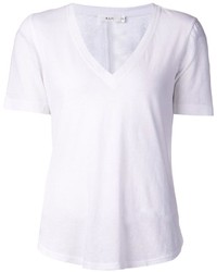 T-shirt à col en v blanc A.L.C.