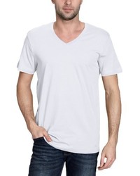 T-shirt à col en v blanc BLEND