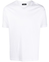 T-shirt à col en v blanc Cenere Gb