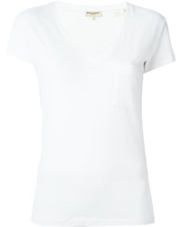 T-shirt à col en v blanc Levi's