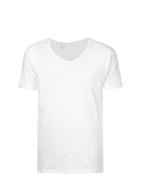 T-shirt à col en v blanc N. Hoolywood