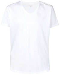 T-shirt à col en v blanc Orlebar Brown