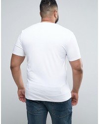 T-shirt à col en v blanc Asos