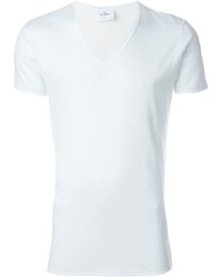 T-shirt à col en v blanc THE WHITE BRIEFS