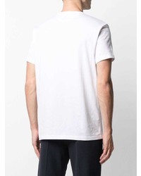 T-shirt à col en v blanc Tom Ford